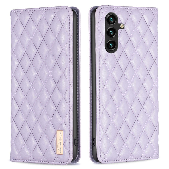 Pattintható tok a Samsung Galaxy A35 5G, Wallet, BINFEN COLOR, lila
