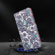 Pattintható tok a Samsung Galaxy A14 4G/5G, Wallet, lila