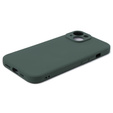 Telefontok a iPhone 15, Silicone Lite, sötétzöld