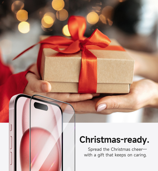 2x SURITCH edzett üveg iPhone 16 / 15 készülékekhez