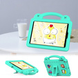 Gyermek tok iPad mini 7.9" 2019/2015/2014/2013/2012 (5/4/3/2/1 gen.), Cute Patterns, állvánnyal, zöld