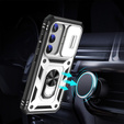 Telefontok a Samsung Galaxy S23, CamShield Slide, CamShield Slide, Fehér / fekete