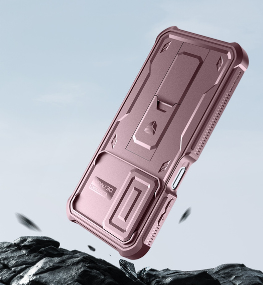 Páncélozott tok a Samsung Galaxy A16, Dexnor Full Body (Two Frames), rózsaszín
