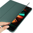 Tok iPad Pro 11 2021/2022, Smartcase tolltartóval, zöld