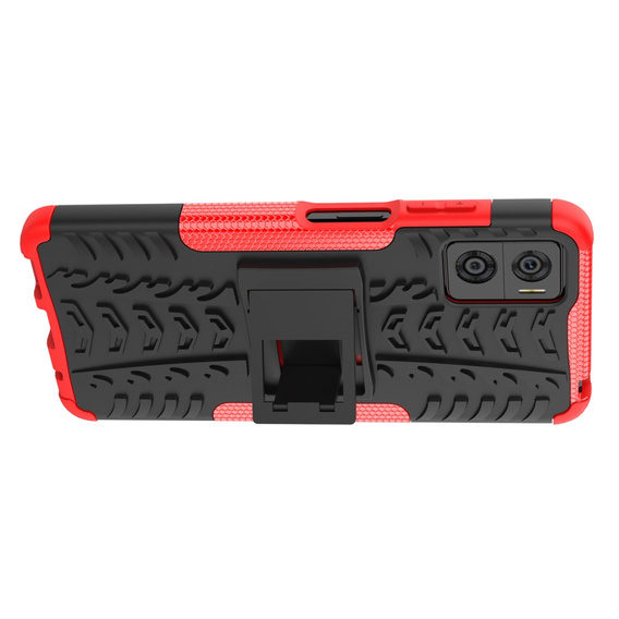 Telefontok a Motorola Moto E22 / E22i, Tire Armor, fekete / piros