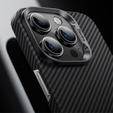 BENKS Kevlar tok iPhone 15 Pro, Carbon Fiber, fekete