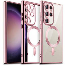 Telefontok a Samsung Galaxy S23 Ultra, MagSafe Hybrid, rózsaszín rose gold