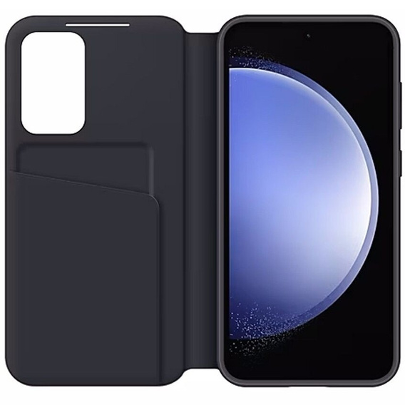 Eredeti Samsung tok a Galaxy S23 FE, S View Wallet Cover, fekete