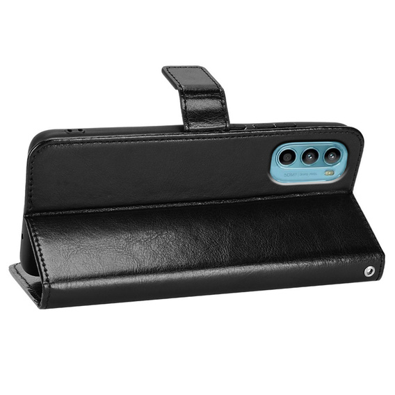 Pattintható tok a Motorola Moto G52 / G82 5G, Crazy Horse Wallet, kék