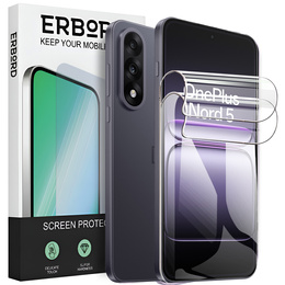 2x hidrogél fólia iPhone 15 Pro Max készülékhez, ERBORD hidrogél fólia