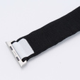 Nylon szíj Apple Watch 1/2/3/4/4/5/6/7/8/SE/ULTRA 42/44/45/45/49mm, fekete / fehér