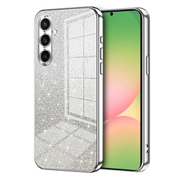 Glitter tok CamShield Samsung Galaxy A57 5G készülékhez, ezüst