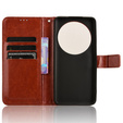 Pattintható tok a Xiaomi 14 Ultra, Crazy Horse Wallet, barna