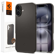 Spigen tok iPhone 16 Plus készülékhez, Thin Fit Mag, szürke + 9H edzett üveg