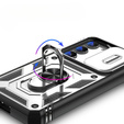Telefontok a Samsung Galaxy S23, CamShield Slide, CamShield Slide, Fehér / fekete