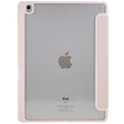 Tok iPad 10.2 2021 / 2020 / 2019, Smartcase Hybrid, tolltartó résszel, rózsaszín