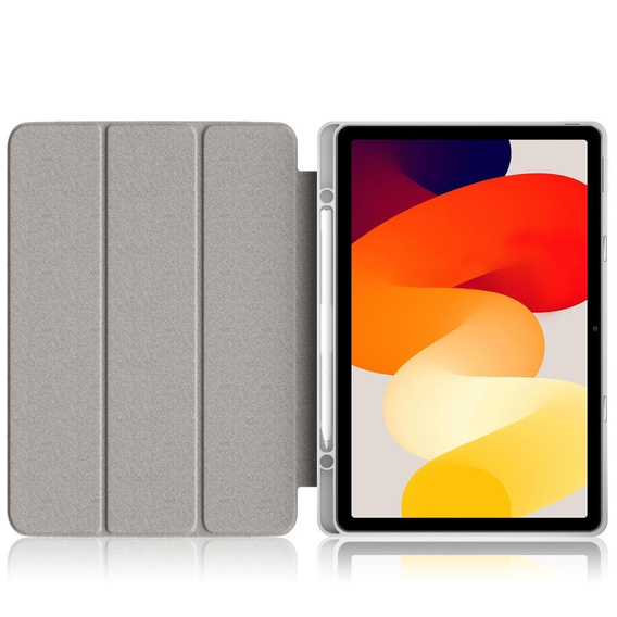 Tok Xiaomi Redmi Pad SE 11", Smartcase Hybrid, tolltartó résszel, fehér