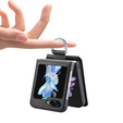 Tok Samsung Galaxy Z Flip7 FE / Z Flip6, Card Slot Ring Case, fekete