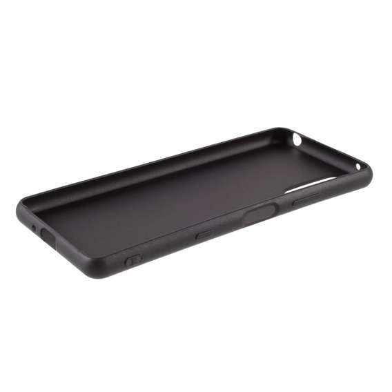 Telefontok a Sony Xperia 10 III, Silicone Lite, fekete