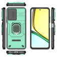 Telefontok a Realme C67 4G, KickStand Camera Lens, zöld