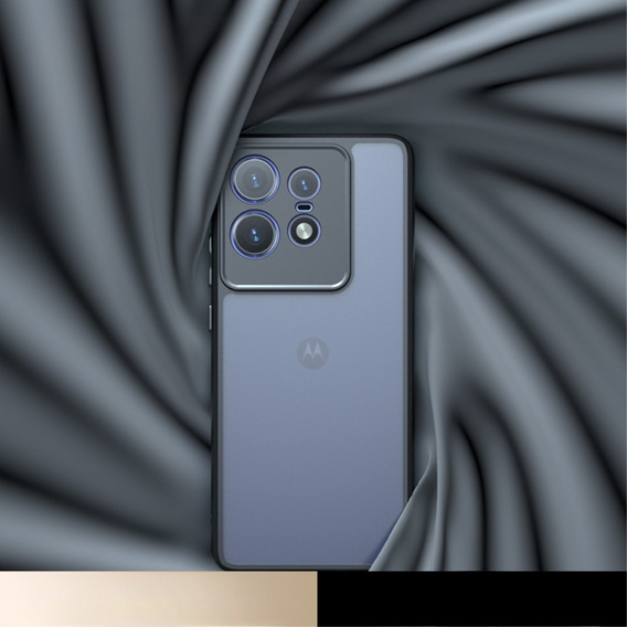 Tok Motorola Edge 50 Pro 5G, Fusion Hybrid, kameravédelemmel, átlátszó / fekete
