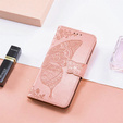 Pattintható tok a T Phone 3 5G, Butterfly, rózsaszín rose gold