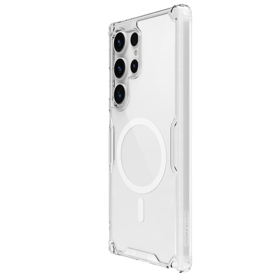 NILLKIN tok Samsung Galaxy S24 Ultra, Nature TPU, Magsafe, átlátszó