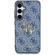GUESS Telefontok a Samsung Galaxy S25, 4G Big Metal Logo, kék