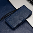 Flap tok Motorola Edge 60 Pro, Wallet Rhombus, kék