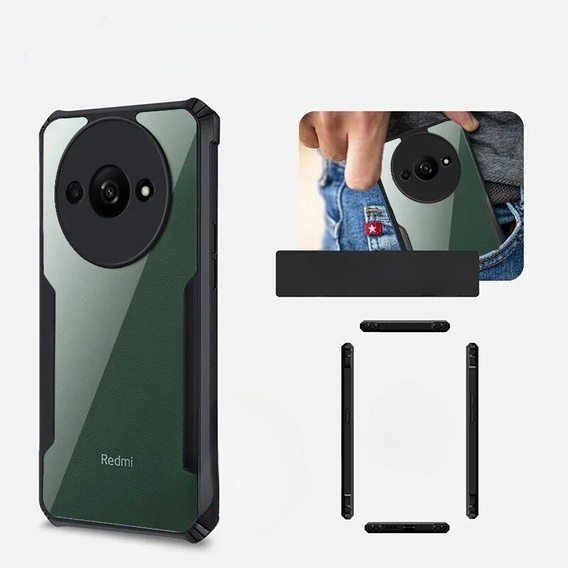 Telefontok a Xiaomi Redmi A3, AntiDrop Hybrid, fekete