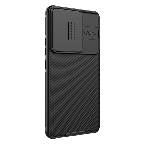 Tok Xiaomi Poco F6, páncélozott Nillkin, CamShield Pro, fekete