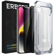 2x edzett adatvédelmi üveg az iPhone 14 Plus / 13 Pro Max-hoz, ERBORD 9H Easy App Anti-Peep