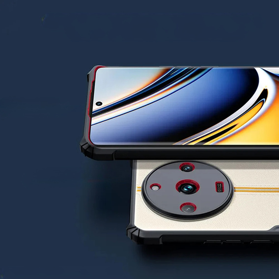 Telefontok a Realme 11 Pro / 11 Pro +, AntiDrop Hybrid, fekete