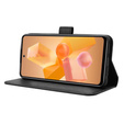Pattintható tok a Infinix Hot 40i, Wallet Smart Magnet, fekete