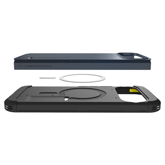Spigen Tough Armor MagSafe tok Google Pixel 10 Pro XL, Metal Slate, fém pala