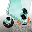 Telefontok a Oppo A78 4G, Dropproof, átlátszó