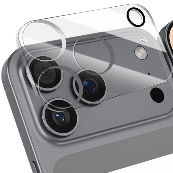 Edzett üveg az ERBORD kamera szigethez iPhone 17 Pro Max készülékhez