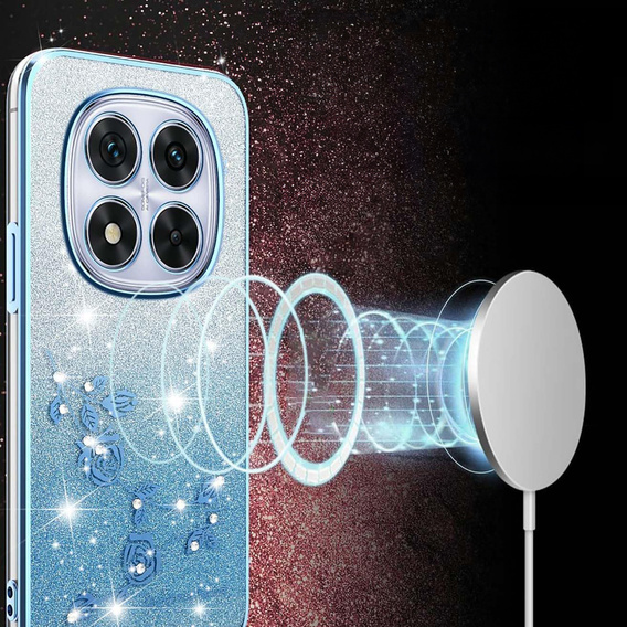 Glitter Flower tok a Xiaomi Redmi Note 15 Pro Plus 5G / Poco M8 Pro 5G készülékhez