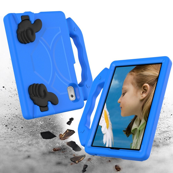 Gyermek tok Lenovo Tab M9, páncélozott védő, kék
