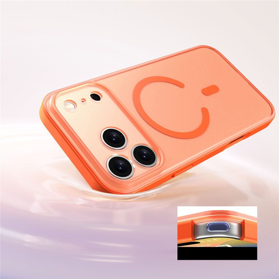 Matt tok iPhone 17 Pro Max készülékhez, MagSafe, kameravédelemmel