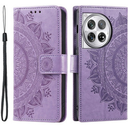 Pattintható tok a OnePlus 12 5G, Mandala, lila