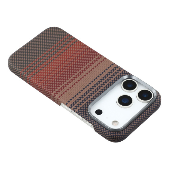 Tok iPhone 17 Pro készülékhez, Aramid szálas, MagSafe, vékony és könnyű, sárga