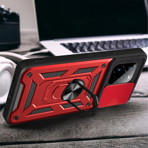 Telefontok a Realme GT 7 Pro, CamShield Slide, piros