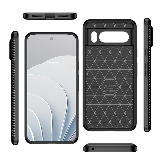 Telefontok a Google Pixel 8 Pro, Carbon Gel, fekete