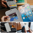 Wallet MagSafe RFID flip tok kameravédelemmel iPhone 17 Pro Max készülékhez