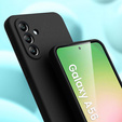 Telefontok a Samsung Galaxy A56 5G, Silicone Lite, fekete