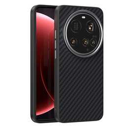 ABEEL tok Xiaomi 15 Ultra, Carbon Fiber, MagSafe, fekete