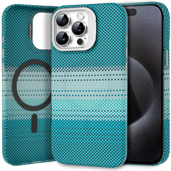 Tok iPhone 15 Pro készülékhez, Frame Kickstand, MagSafe, Moon Green