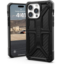 Tok Urban Armor Gear iPhone 15 Pro, Monarch, carbon fekete