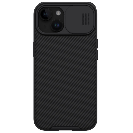 Nillkin páncélozott tok iPhone 15 Plus készülékhez, CamShield Pro, fekete